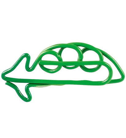 Spinacze do papieru Groszek zielony T4 GRAND 20 szt.