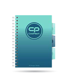 Kołozeszyt A5 100k kratka PP Coolpack gradient blue lagoon