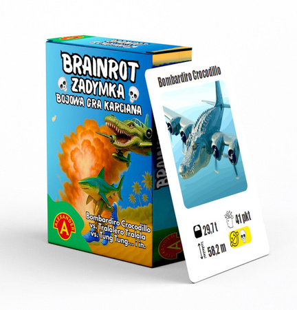 Rodzinna gra karciana - Brainrot zadymka (crocodillo, tralalero, tung tung. . . I in. )