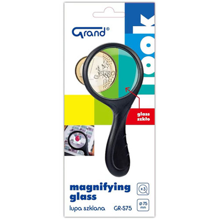 Lupa szklana powiększające 75 mm GRAND GR-S75