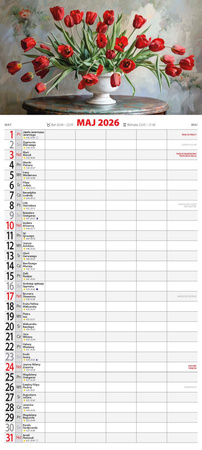 Kalendarz 2026 Kwiaty KPD-1