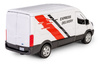 RMZ City FORD TRANSIT VAN 2018 biały w skali 1:43