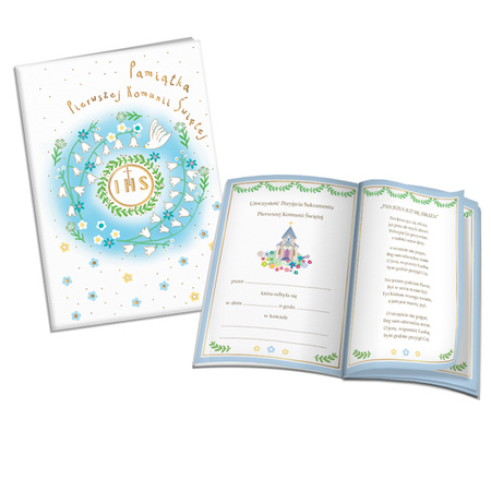Książeczka pamiątka Pierwszej Komunii Świętej