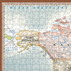 Puzzle 2000 Świat polityczny mapa stylizowana 1:42 000 000