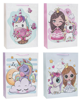 Torebki prezentowe TD-23169-GL-A3 wzór dziecięcy 12 sztuk