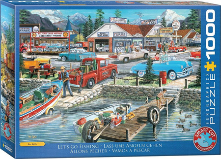 Puzzle 1000 Let's Go Fishing by Ken Zylla 6000-5868