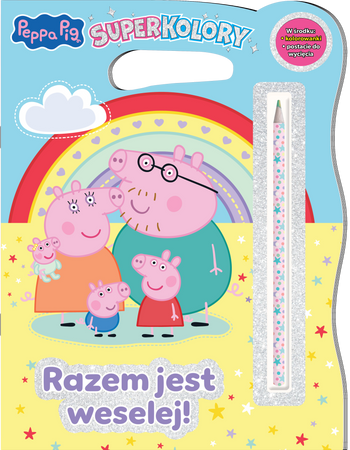 Razem jest weselej. Świnka Peppa. SuperKolory