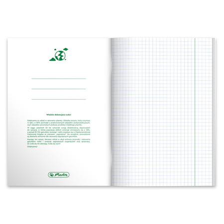 Paczka zeszyt A5 Eco PP Biologia 60k kratka 5 szt.