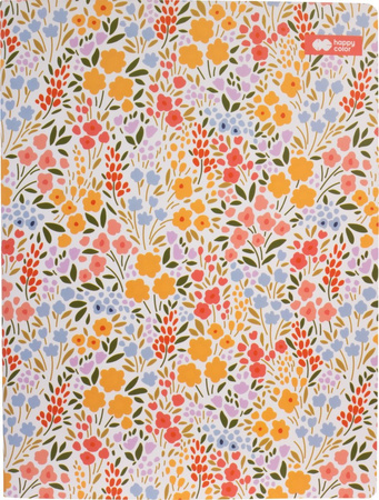 Notes szyty BLOOM-Boho 32 ark. kratka Happy Color