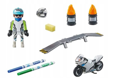 Playmobil PLAYMOBIL Color: Motocykl 71377