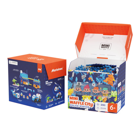 Klocki konstrukcyjne Waffle City Posterunek Policji 280 elementów