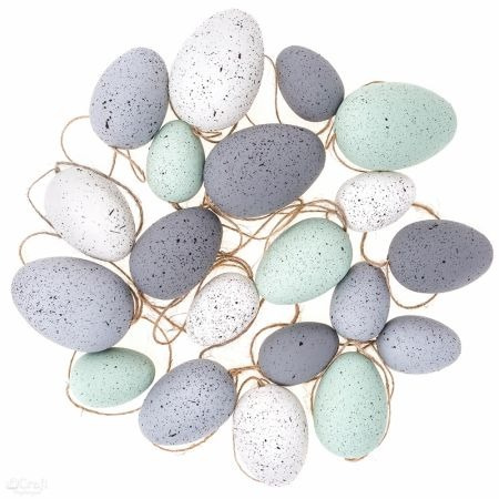 Zawieszki jajka miętowe neutralne 20 szt.