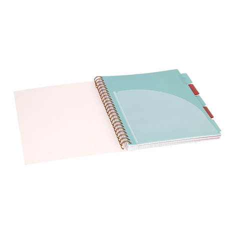 Kołozeszyt Strigo A4 Project Book Afryka pastelowo zielony kratka