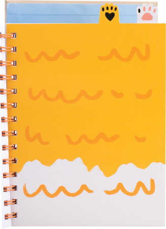 Notes A5 na spirali CAT&DOG z przekładkami 80 ark. Happy Color