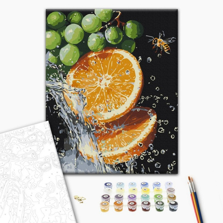 Malowanie po numerach BRUSHME 40x50 cm Soczysta Kombinacja