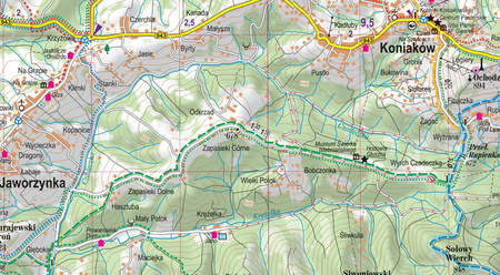 Beskid Śląski mapa turystyczna 1:50 000 laminat 2023