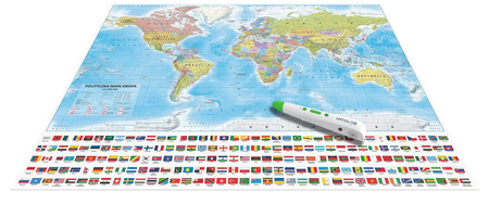 Interaktywna edukacyjna mapa świata dla dzieci MundiMap