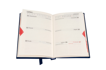 Kalendarz 2026 Colorfix A6 TDW granatowy