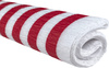 Paczka Bibuła marszczona 50x200 paski czerwone na białym 10 rolek