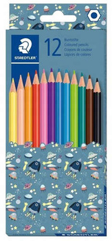 Kredki sześciokątne Pattern Mix 12 kolorów Staedtler