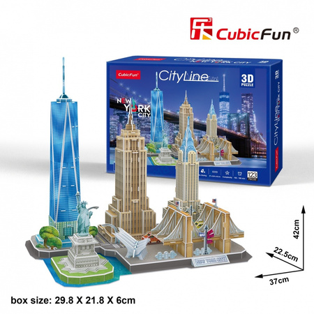 Puzzle 123 3D City Line New York