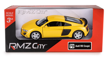 RMZ City Audi R8 2019 żółty w skali 1:36
