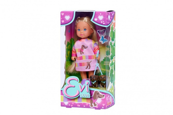 Lalka Evi z pieskami na spacerze