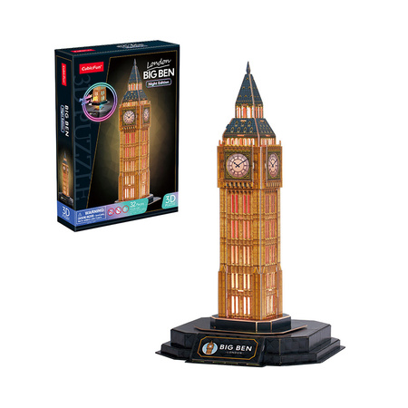 Puzzle 32 3D Big Ben Led