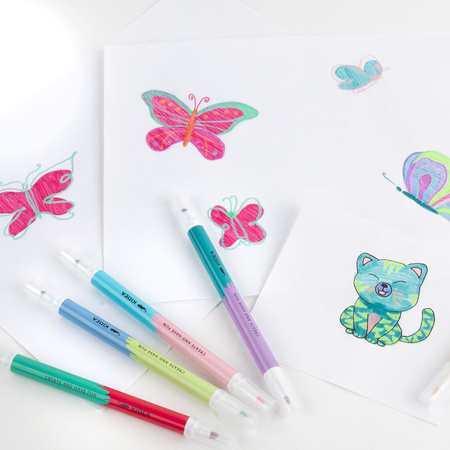 Markery wyróżniające 10 kolorów Kidea