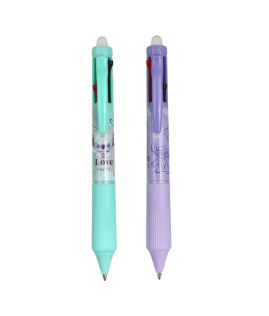 Display Długopis wymazywalny 4-kolorowy Stitch pastel 24 sztuki