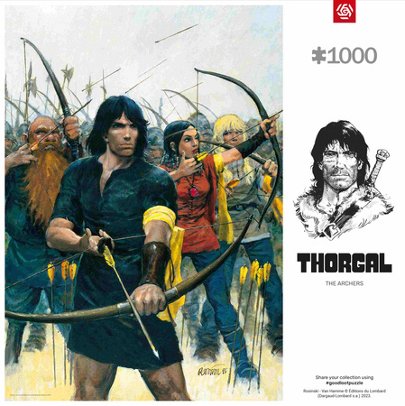 Puzzle 1000 Comic Thorgal The Archers Łucznicy