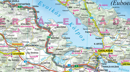 Greece road and tourist map 1:700 000 karton 2023
