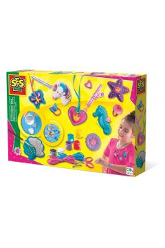 Odlewy gipsowe z farbami Biżuteria