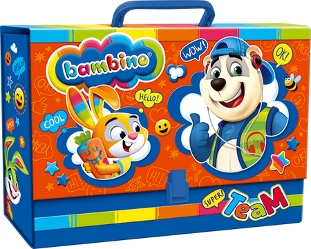 Teczka z rączką XL Bambino 1szt. mix