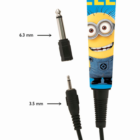 Mikrofon z projektorem Minionki MIC100DES