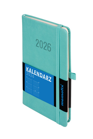 Kalendarz 2026 Memofix B6 TDW turkusowy