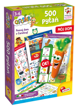 Lisciani Carotina Gra 500 pytań Mój dom 304-PL106721