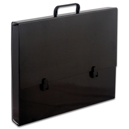 Teczka z rączką A3 wąska 2 cm Penmate czarna