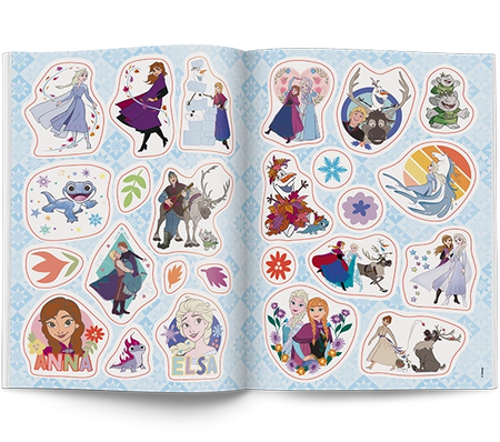 Disney Kraina Lodu Kolorowanka z naklejkami NA-9143