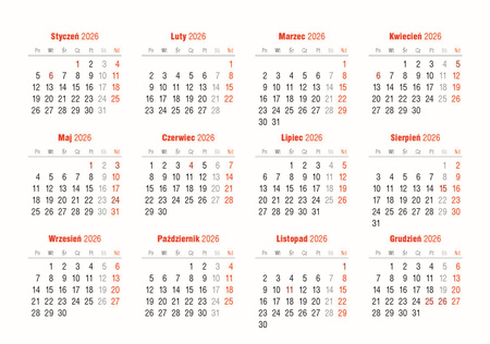 Kalendarz 2026 Ogrody KA-11