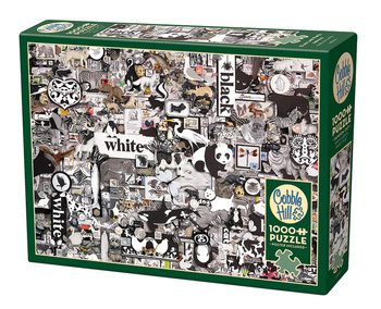 Puzzle 1000 Czarno-białe Zwierzęta 112996