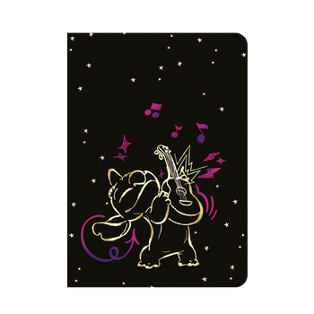 Zeszyt A5 32k. 3 linie kolor Disney Gold Stitch wzór 1