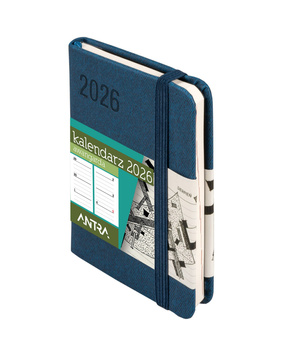 Kalendarz 2026 Awangarda A7 TDW granatowy