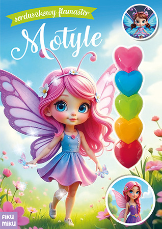 Motyle. Serduszkowy flamaster