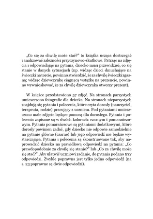 Co się za chwilę może stać? Ćwiczenia rozwijające myślenie przyczynowo-skutkowe