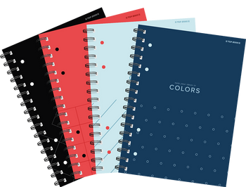 Kołozeszyt A4 80k. Top 2000 Colors 1szt.mix