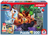 Puzzle 200 Schleich Eldrador Straszne Stworzenia + figurka 113351