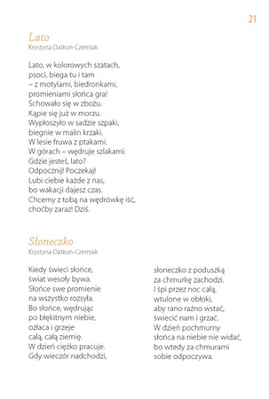 Wiersze i opowiadania Lato