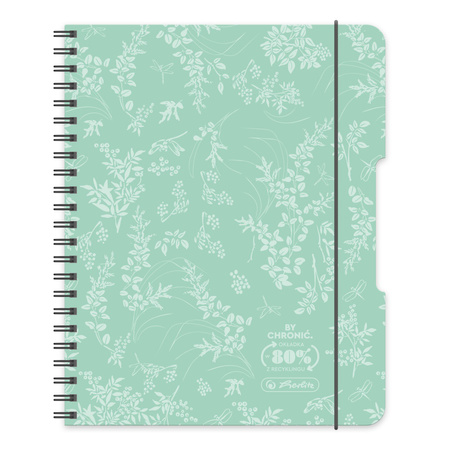 Paczka Kołobrulion A5 80 k. kratka Eco PP pastel mięta 4 szt.