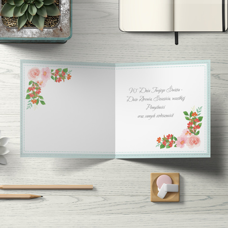 Karnet KW Box kwiatowy